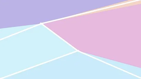 A serene abstract composition of overlapping pastel planes and crisp white .. Stock Illustration