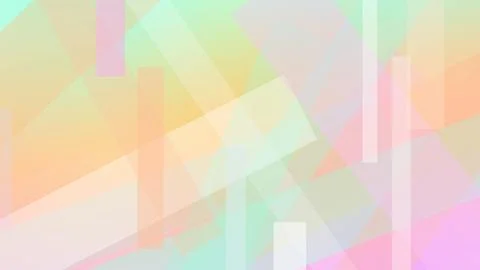 A serene abstract composition of overlapping pastel rectangles and transluc.. Stockillustratie