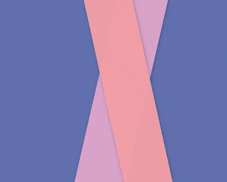 A serene abstract composition of overlapping pink and lavender bands crosse.. Illustrazione stock