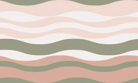 Serene abstract wave pattern in calming pastel tones.  Perfect for website ba Stock Illustration