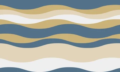 Serene abstract wave pattern in calming neutrals.  Perfect for website backgr Stock Illustration