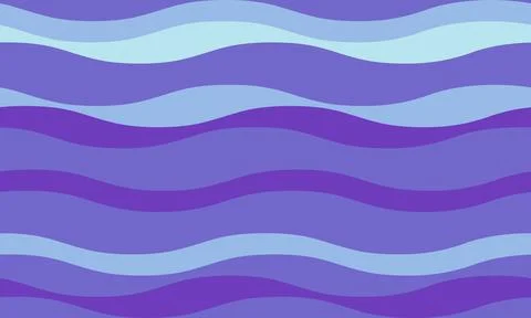 Serene abstract wave pattern in calming shades of purple and blue.  Perfect f Stock Illustration