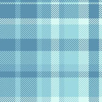 Serene aqua blue plaid pattern.  Subtle texture and calming color palette ide Stock Illustration