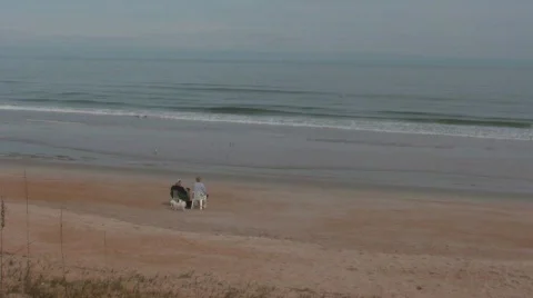 Serene Beach Stock Footage 619310