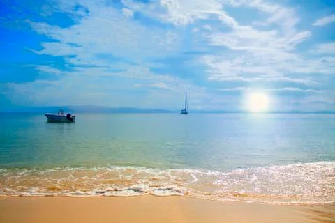 Serene Beach Stock Photos