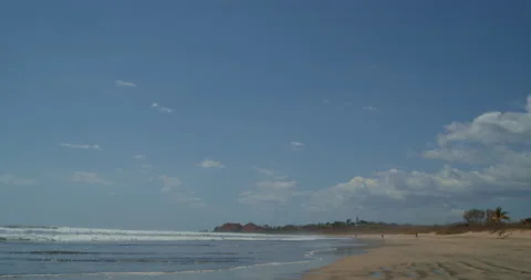 Serene beach scene 스톡 동영상 138288161