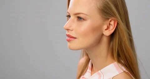 Serene blond Video stock 80502189