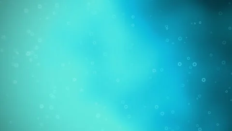 A serene blue abstract background with floating circular bubbles and a soft Stock-Footage 346276175
