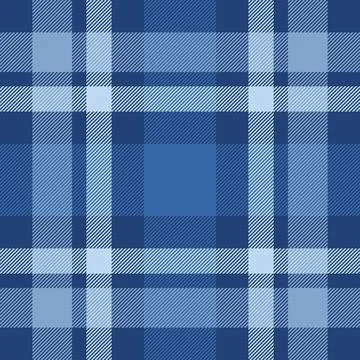 Serene blue plaid pattern, perfect for textile design, apparel, or website ba Stock Illustration