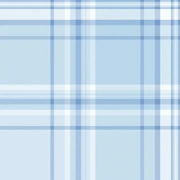 Serene blue plaid pattern, perfect for backgrounds, textiles, or design eleme Stock Illustration