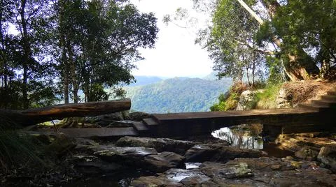 Serene Bridge Stock-Fotos