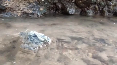 The Serene Cave Stream Video stock 332156181