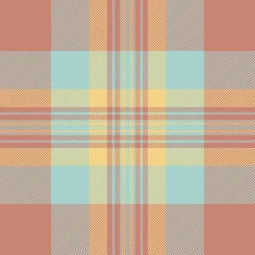 Serene check textile seamless, styled pattern tartan plaid. Handsome fabric.. Illustrazione stock