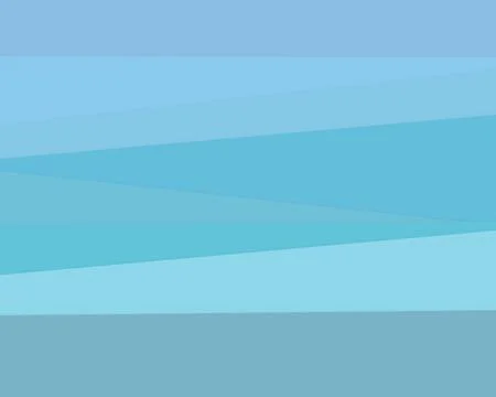 A serene composition of overlapping turquoise and teal planes creates a cle.. Stock Illustration