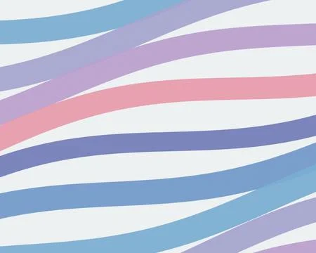 A serene composition of sweeping colored bands creates a contemporary abstr.. Stock Illustration