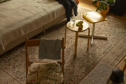 Serene corner inviting thoughts and artistic expression through writing Stock Photos