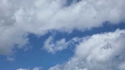 A serene, dynamic sky filled with moving clouds in motion. Video stock 338266529