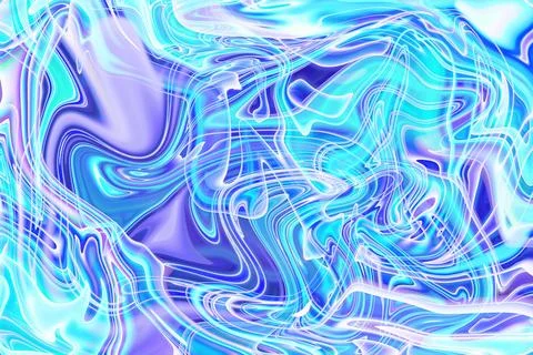 A serene exploration of vibrant patterns in abstract multicolored paint bac.. Stock Photos