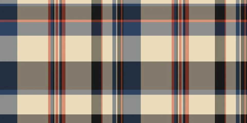 Serene fabric vector background, tiny seamless textile plaid. Stitched text.. Illustrazione stock