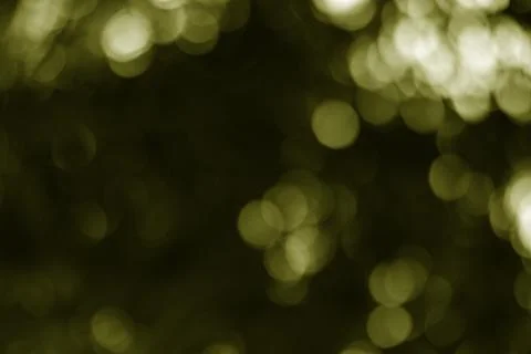 Serene green Bokeh of light patterns creating a calming atmosphere and a my.. Stock Photos