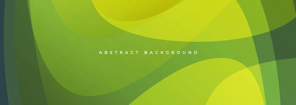 Serene green gradient abstract background. Nature inspired flowing designs Stock Illustration