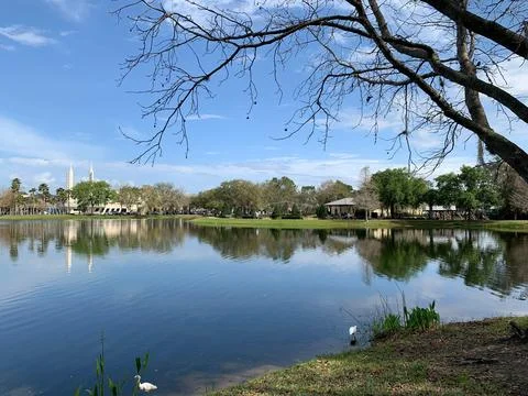 Serene Lake with Reflection Stock Photos