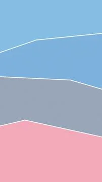 A serene layered composition of angular color fields in cool and blush tone.. Stock Illustration