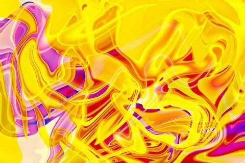Serene liquify abstract pattern with multicolor art form digital background.. Foto stock