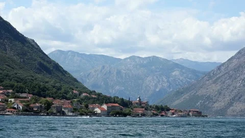 Serene Montenegro Waterscape Stock Footage 254300640