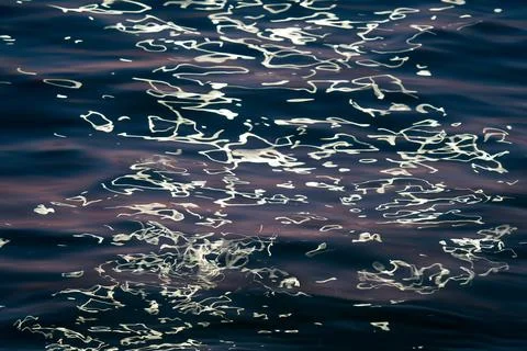 Serene Moonlight Reflections in Ocean Pool Stock Photos