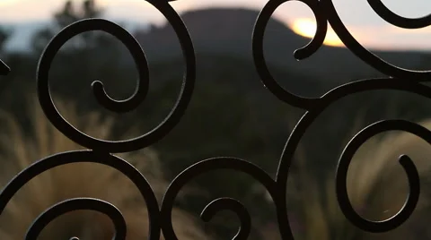 Serene Mountain Gateway Stock Footage 40815418