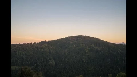 Serene Mountain Landscape at Dusk Stock Footage 303868193