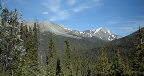 Serene Mountain scene - Wide angle shot. Stock Footage 94559227