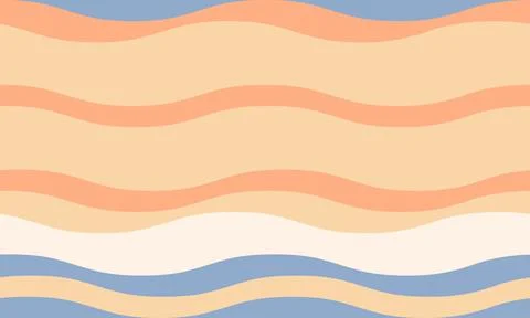 Serene pastel wave pattern.  Perfect for backgrounds, website design, or text Illustrazione stock