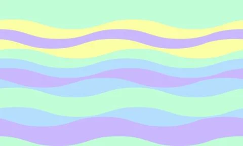 Serene pastel wave pattern.  Perfect for backgrounds, websites, or branding p Stock Illustration