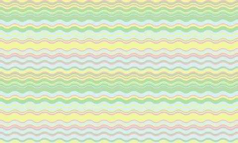 Serene pastel wave pattern.  Perfect for backgrounds, textiles, or branding,  Illustrazione stock