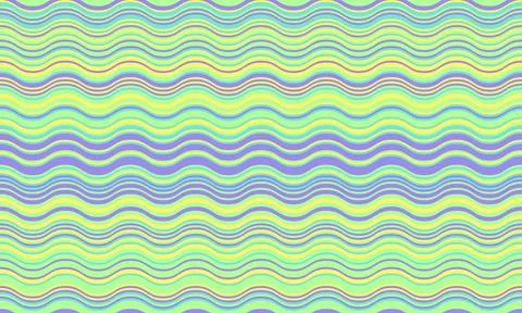 Serene pastel wave pattern.  Perfect for backgrounds, website design, textile Stock Illustration
