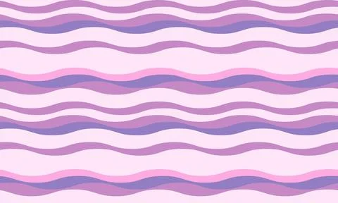 Serene pastel wavy stripes pattern.  Perfect for backgrounds, websites, texti Stock-Illustration