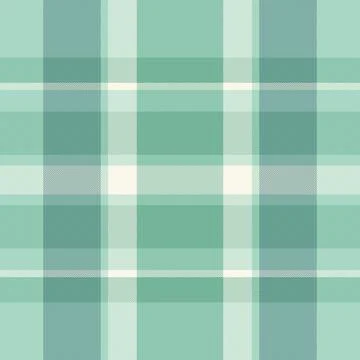 Serene plaid pattern. Gentle green hues create a calming, versatile texture.  Stock Illustration