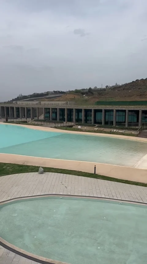 Serene Pool Views: A Relaxing Escape Stock Footage 305668448