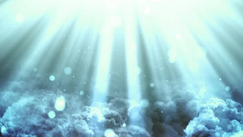 Serene Rays of Heaven Stock Footage 97404671
