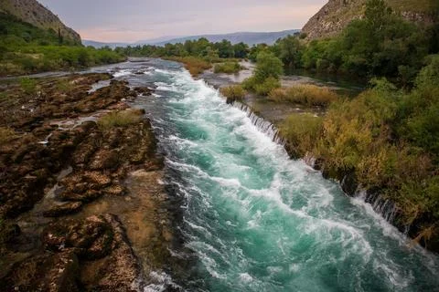 Serene River Elegance Stock Photos