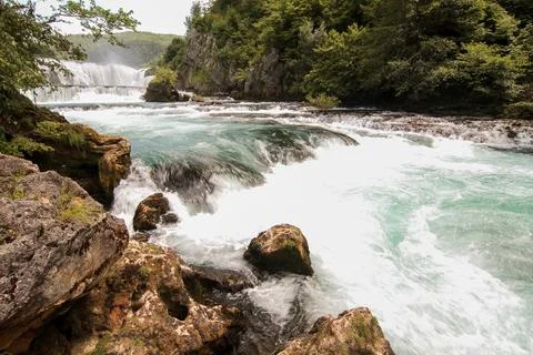 Serene River Elegance Stock Photos