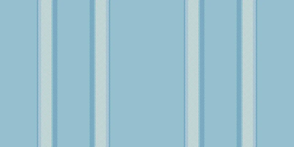 A serene, seamless vertical stripe pattern in soft blue and white. This minim Stock Illustration