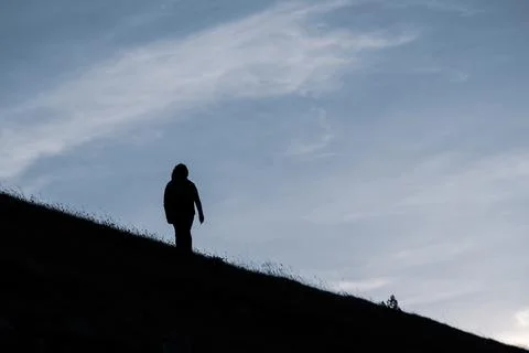 Serene Sunrays Over the Mountain Stock Photos