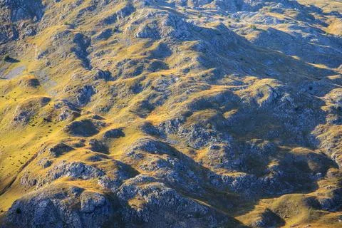 Serene Sunrays Over the Mountain Stock Photos