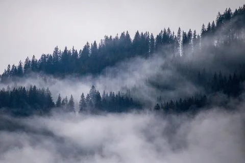Serene Sunrays Over the Mountain Stock Photos