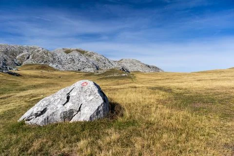 Serene Sunrays Over the Mountain Stock Photos