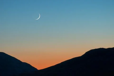 Serene Sunrays Over the Mountain Stock Photos
