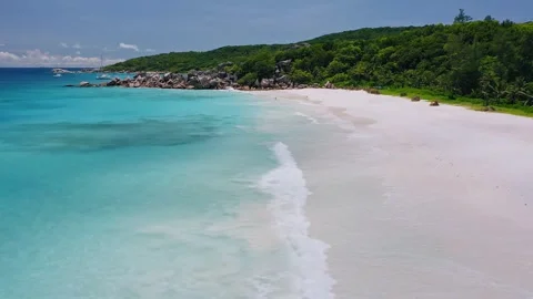 Serene Tropical River Flowing Stock Footage 304113045